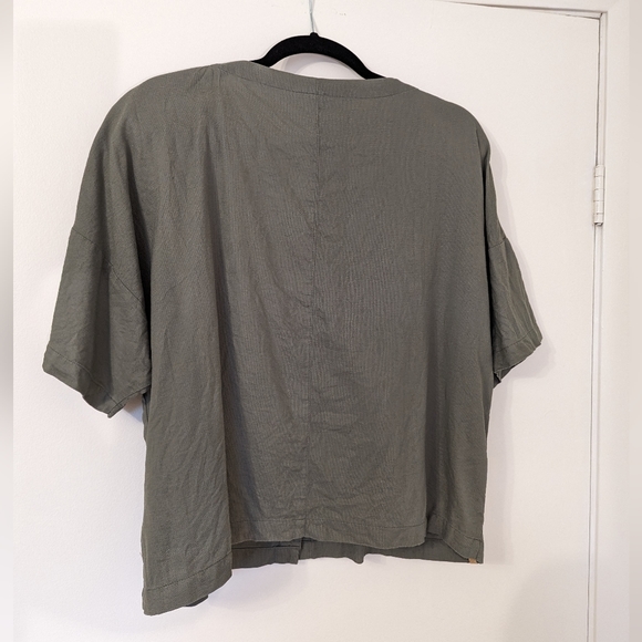Tentree Market Shirt, Agave Green, size Large - Picture 3 of 4